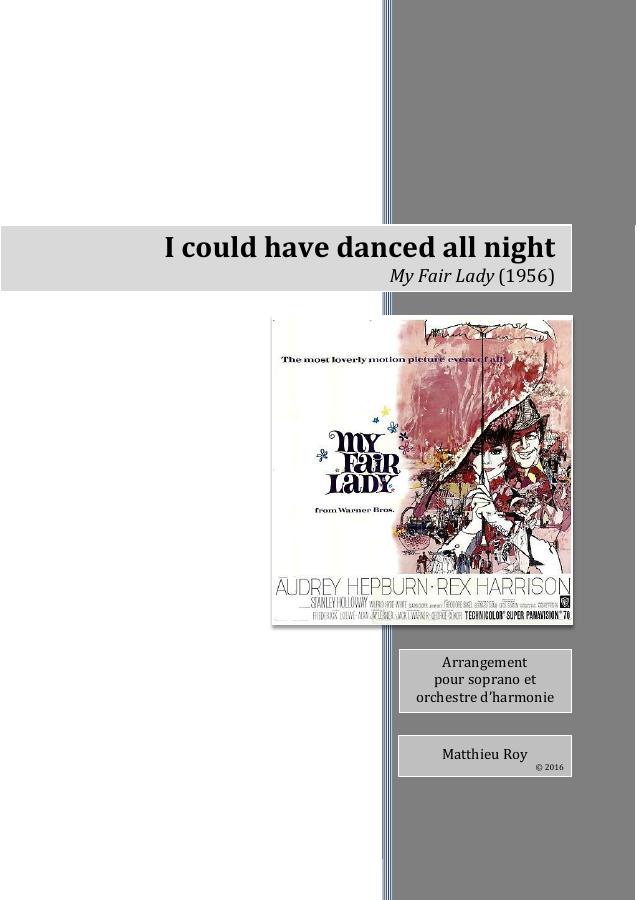 I Could Have Danced All Night — première page