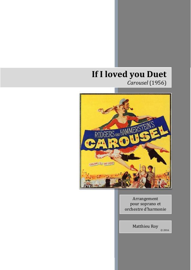 If I Loved You Duet — première page