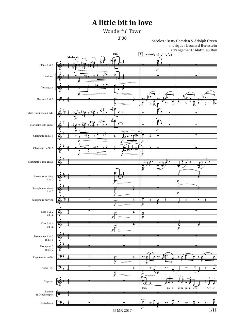 A Little Bit in Love — troisième page