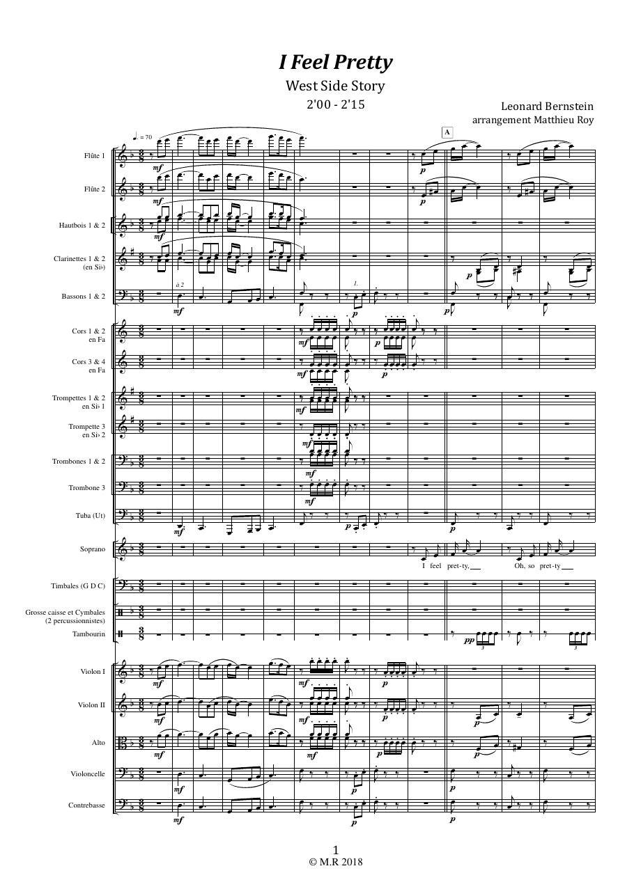 I Feel Pretty — troisième page