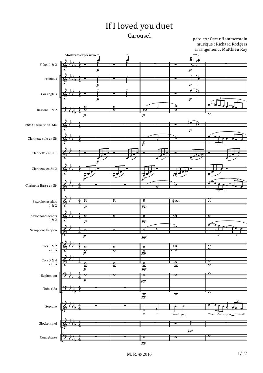 If I Loved You Duet — troisième page