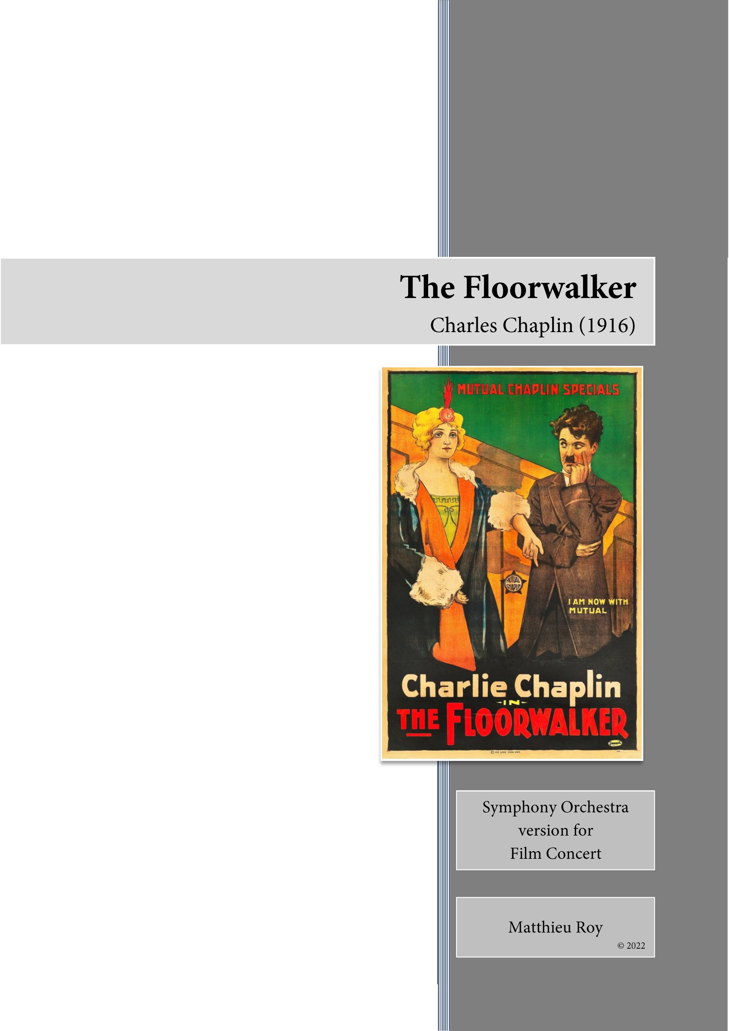 Partition de The Floorwalker — première page